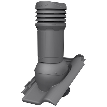 Kominek wentylacyjny z odpływem kondensatu DN125 mm Parotec do dachówki ceramicznej