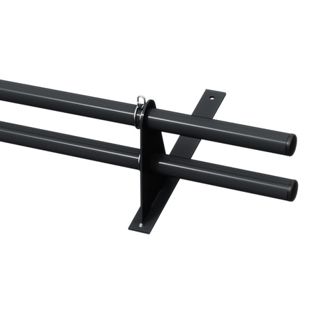 Zestaw ochrony rurowej z 2 rzędami rur do pokryć płaskich