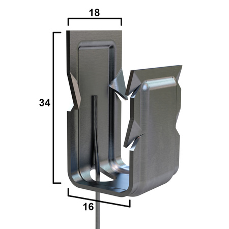 Spinka do dachówki ciętej