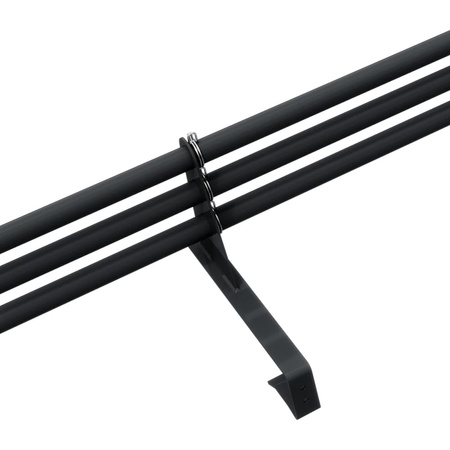 Zestaw ochrony rurowej z 3 rzędami rur do dachówek betonowych i ceramicznych