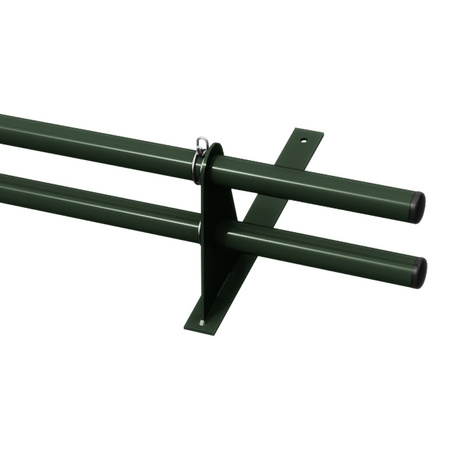 Zestaw ochrony rurowej z 2 rzędami rur do pokryć płaskich