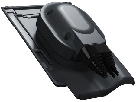 Przejście solarne i fotowoltaiczne Parotec do dachówki ceramicznej