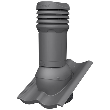 Kominek wentylacyjny z odpływem kondensatu DN125 mm Parotec do dachówki betonowej