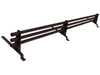 Zestaw ochrony rurowej o długości 200 cm, z 3 rzędami rur, do blachodachówki o module 330 mm / 30 mm