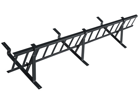 Zestaw płotka przeciwśniegowego o długości 200 cm o wysokości 15 cm, do blachy panelowej o module 380 mm / 35 mm