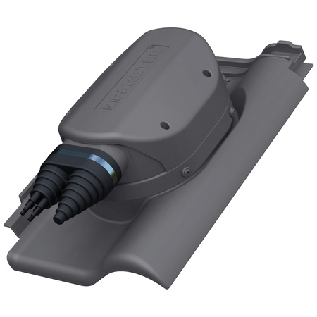 Przejście solarne i fotowoltaiczne Parotec do dachówki ceramicznej