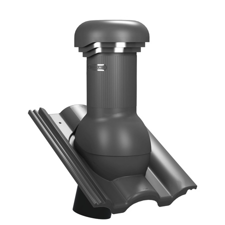 Kominek z odpływem kondensatu Tile Pro do dachówki betonowej o średnicy 150 mm