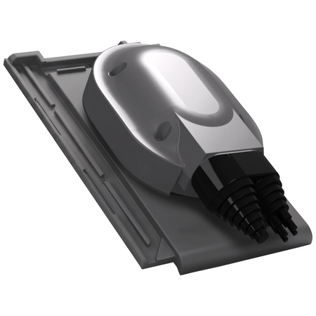 Przejście solarne i fotowoltaiczne Parotec do dachówki ceramicznej