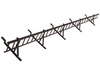 Zestaw płotka przeciwśniegowego o długości 200 cm i wysokości 20 cm, do blachy panelowej o module 380 mm / 35 mm