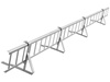Płotek przeciwśniegowy 150 cm o wysokości 20 cm do dachówek betonowych i ceramicznych