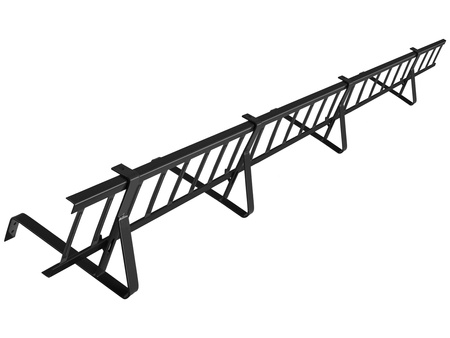 Zestaw płotka przeciwśniegowego o długości 150 cm i wysokości 20 cm, na dach pokryty karpiówką