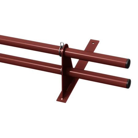 Zestaw ochrony rurowej z 2 rzędami rur do pokryć płaskich