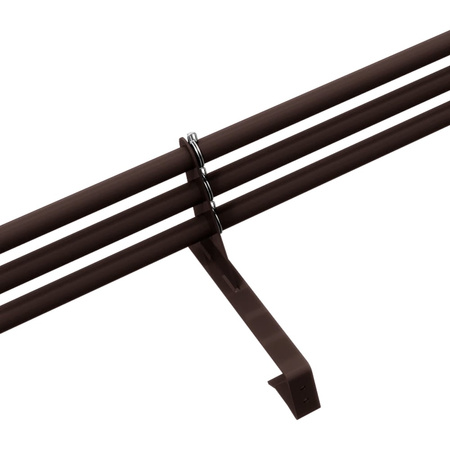 Zestaw ochrony rurowej z 3 rzędami rur do dachówek betonowych i ceramicznych