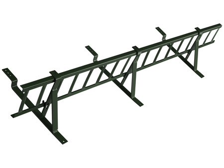 Zestaw płotka przeciwśniegowego o długości 150 cm i wysokości 20 cm, do blachy panelowej o module 380 mm / 35 mm