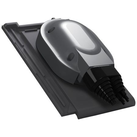 Przejście solarne i fotowoltaiczne Parotec do dachówki ceramicznej