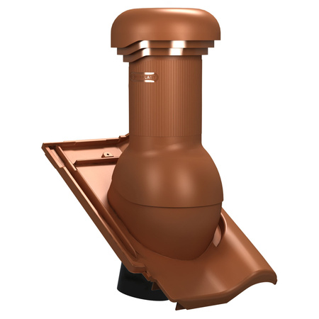 Kominek z odpływem kondensatu Tile Pro do dachówki ceramicznej o średnicy 150 mm