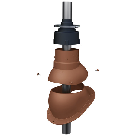 Przejście antenowe Parotec do blachodachówki