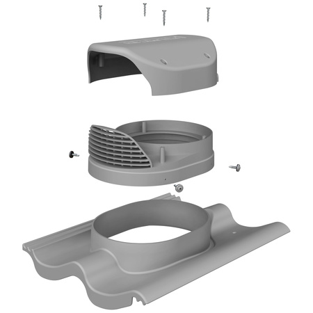 Wywietrznik połaciowy Parotec do blachy trapezowej