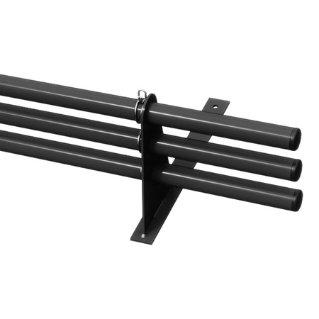 Zestaw ochrony rurowej z 3 rzędami rur do pokryć płaskich