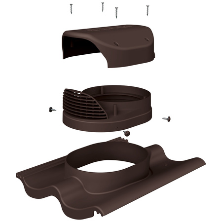 Wywietrznik połaciowy Parotec do blachodachówki