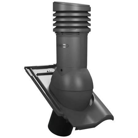 Kominek z odpływem kondensatu Tile Evo do dachówki ceramicznej o średnicy 150 mm