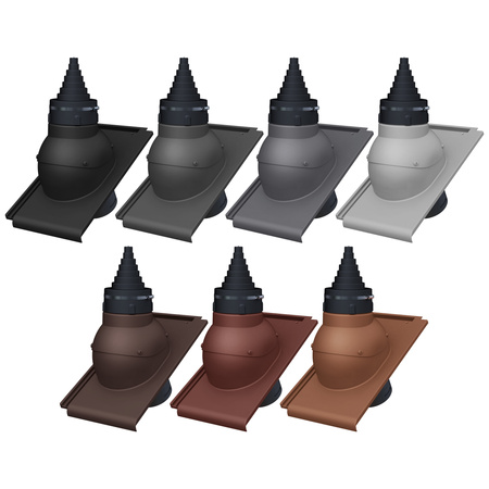 Przejście antenowe Parotec do blachy trapezowej