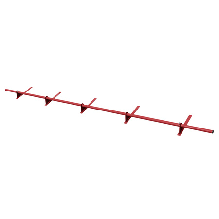 Zestaw ochrony rurowej z 1 rzędem rur do pokryć płaskich