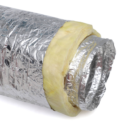 Przewód wentylacyjny IZOFLEX elastyczny izolowany aluminiowy Ø203 mm x 10 mb