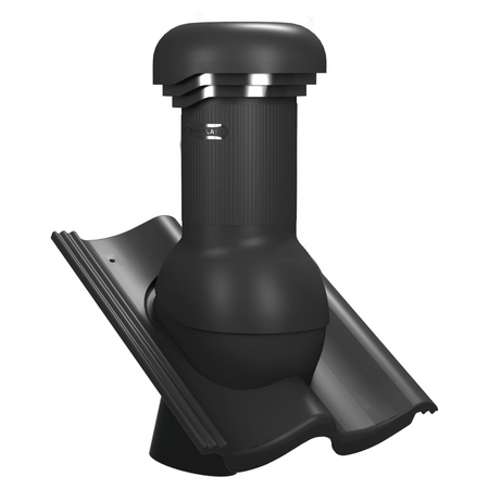 Kominek z odpływem kondensatu Tile Pro do dachówki betonowej o średnicy 150 mm