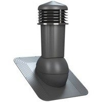 Kominek z odpływem kondensatu Standard Plus do pokryć bitumicznych o średnicy 125mm