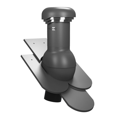 Kominek z odpływem kondensatu Tile Pro do dachówki ceramicznej o średnicy 150 mm