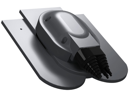 Przejście solarne i fotowoltaiczne Parotec do dachówki ceramicznej