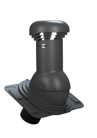 Kominek z odpływem kondensatu o średnicy 125 mm Uniwersal Pro do pokryć profilowanych