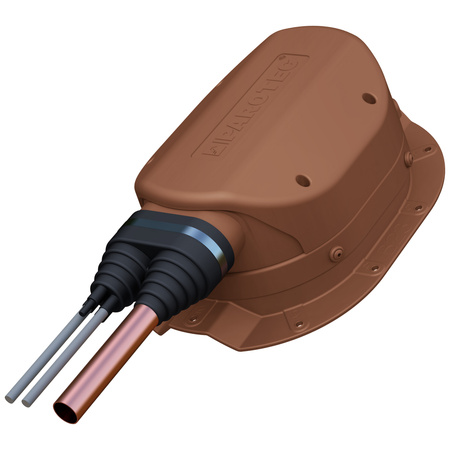 Przejście solarne i fotowoltaiczne Parotec do blachy trapezowej