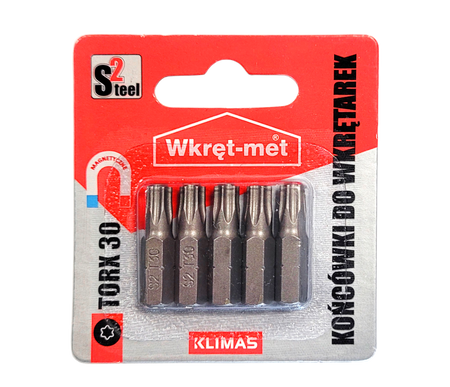 Końcówki magnetyczne TX-30 - 5 sztuk