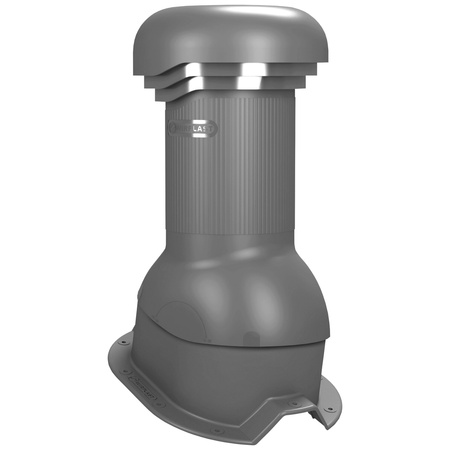 Kominek z wentylatorem o średnicy 125mm Perfekta Pro do blachy trapezowej z odpływem kondensatu