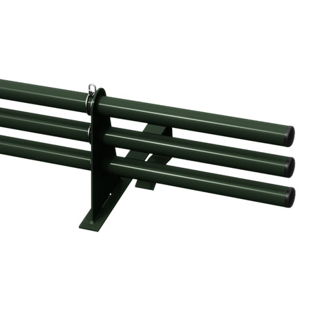 Zestaw ochrony rurowej z 3 rzędami rur do dachówek betonowych i ceramicznych