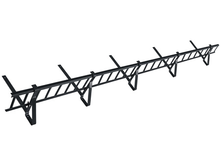 Zestaw płotka przeciwśniegowego o długości 200 cm i wysokości 20 cm, do blachodachówki o module 350 mm / 30 mm