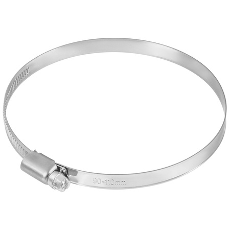 Opaski ślimakowe ze stali nierdzewnej W2 90–110 mm (10 szt.)