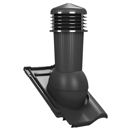 Kominek wentylacyjny DN125 mm Parotec do dachówki ceramicznej