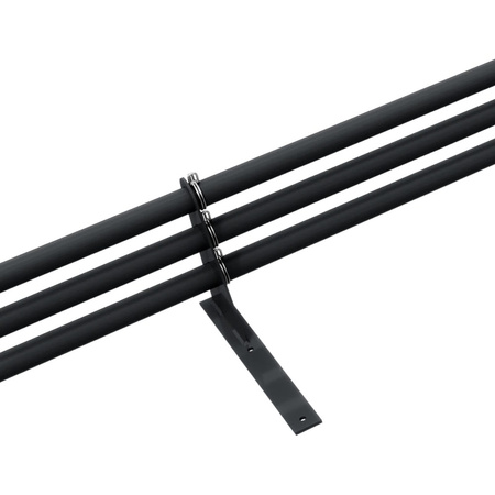 Zestaw ochrony rurowej z 3 rzędami rur do pokryć płaskich