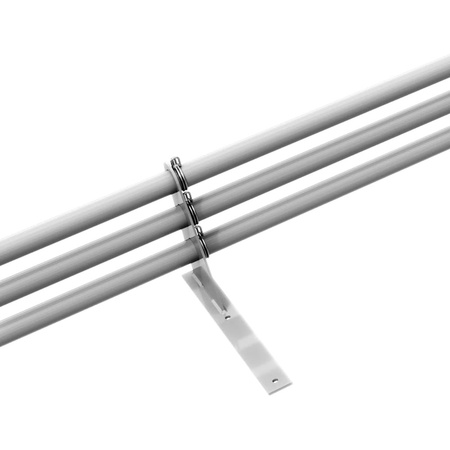 Zestaw ochrony rurowej z 3 rzędami rur do pokryć płaskich