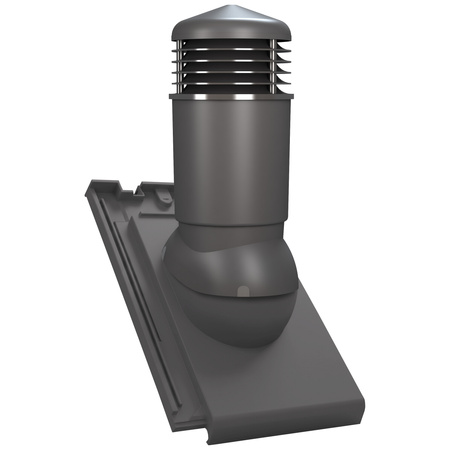 Kominek izolowany Tile Plus do dachówki ceramicznej o średnicy 125mm