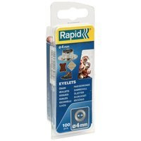 Oczka Rapid 4 mm - 100 sztuk
