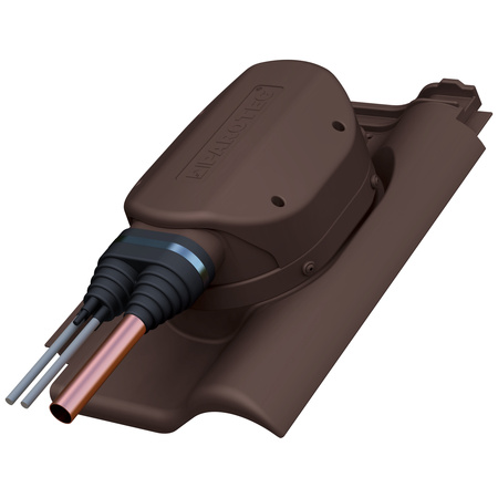 Przejście solarne i fotowoltaiczne Parotec do dachówki ceramicznej