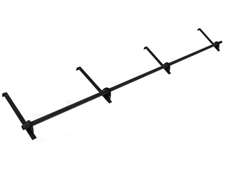 Zestaw ochrony rurowej o długości 150 cm, z 1 rzędem rur, do dachówki karpiówki
