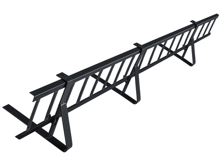 Zestaw płotka przeciwśniegowego o długości 150 cm i wysokości 15 cm, do pokryć płaskich