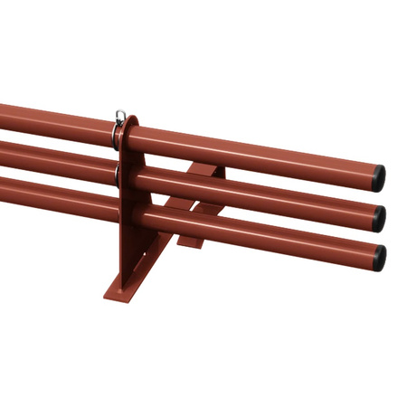 Zestaw ochrony rurowej z 3 rzędami rur do dachówek betonowych i ceramicznych