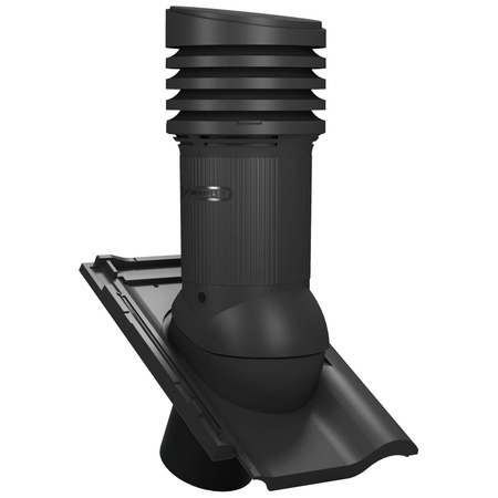 Kominek z odpływem kondensatu Tile Evo do dachówki ceramicznej o średnicy 150 mm