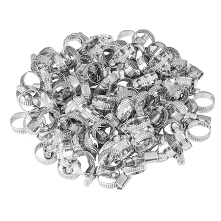 Opaski ślimakowe ze stali nierdzewnej W2 12–20 mm (10 szt.)